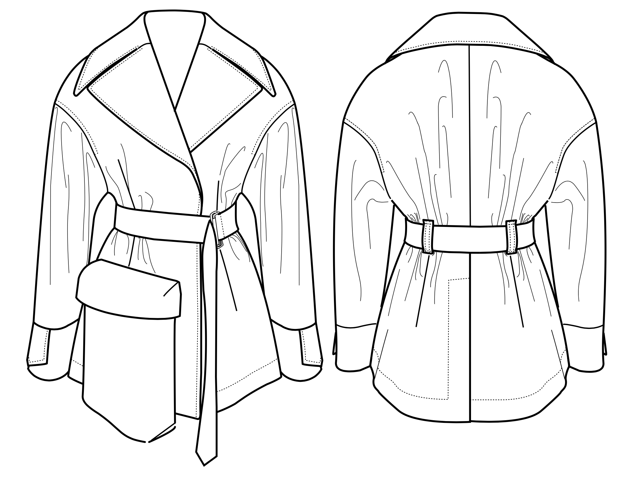 Trend Patterns TPC8 Trench Jacket