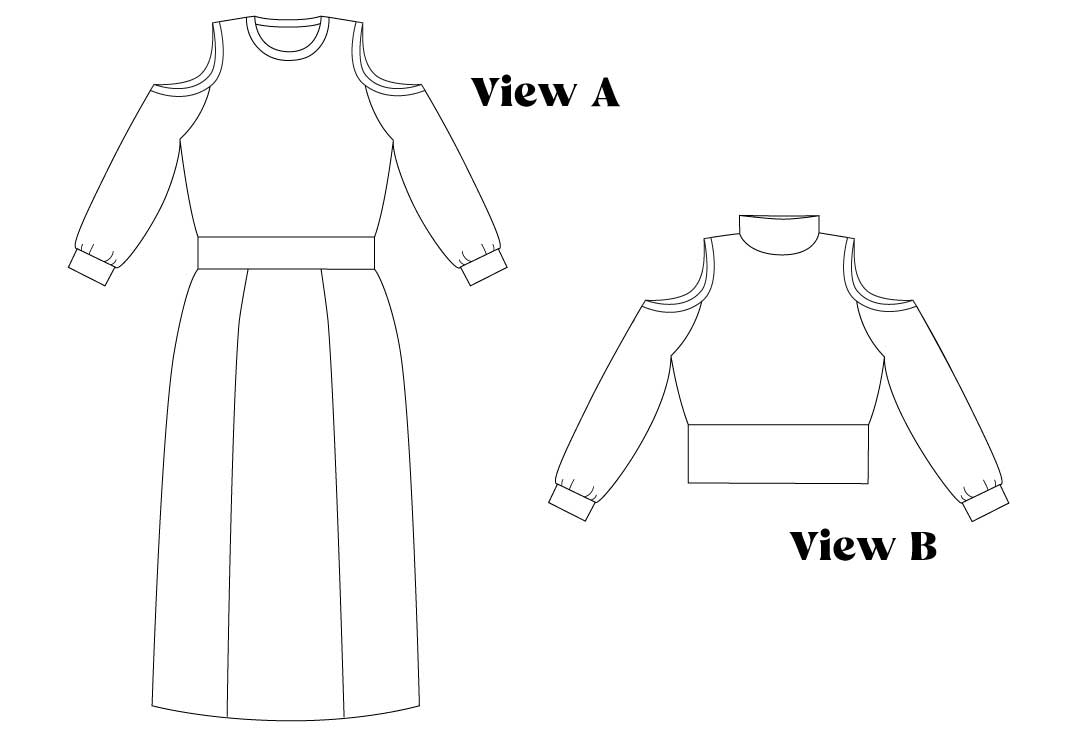 Charlotte Emma Patterns Teres Dress and Top