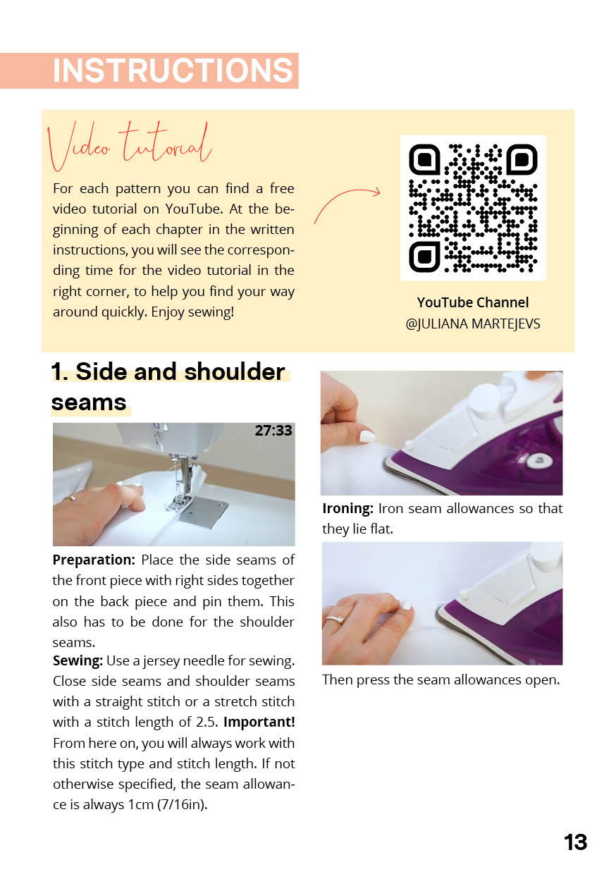 JULIANA MARTEJEVS Basic Long Sleeve Top