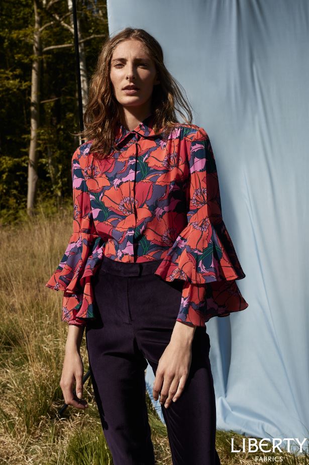 Liberty Sewing Patterns Thea Boho Sleeve Shirt