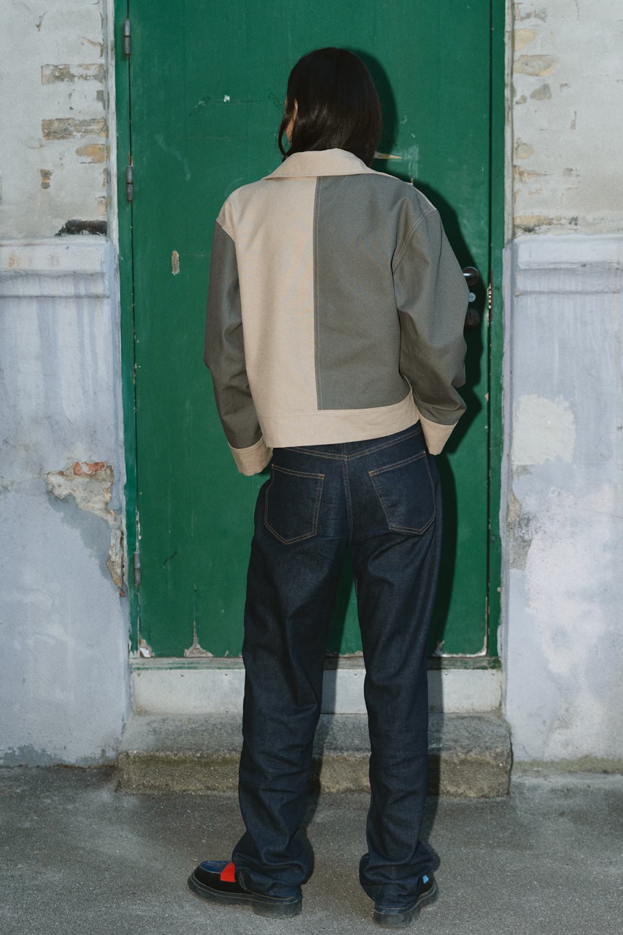 Puff and Pencil Topstitch Vest & Box Sleeve