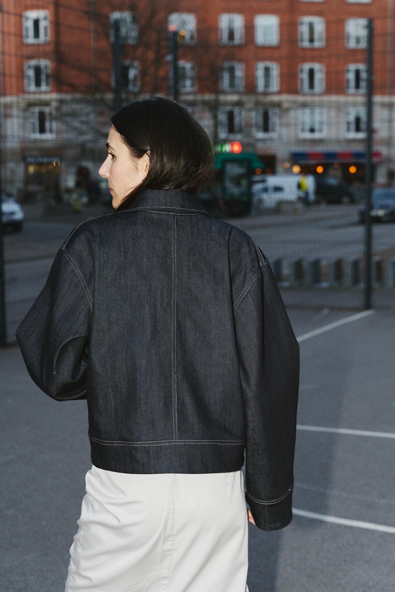 Puff and Pencil Topstitch Vest & Box Sleeve