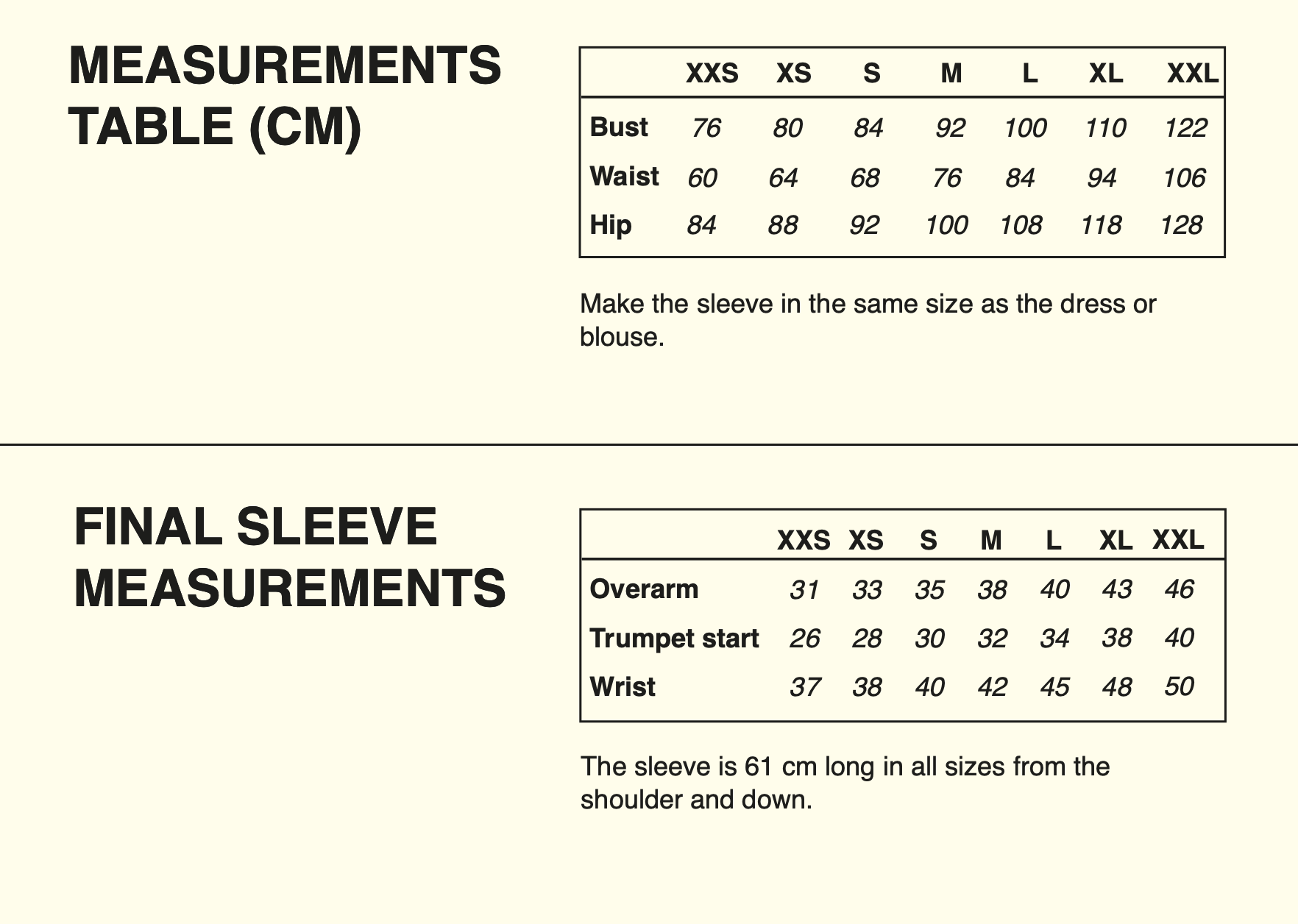 Puff and Pencil Silhouette Blouse & Trumpet Sleeve