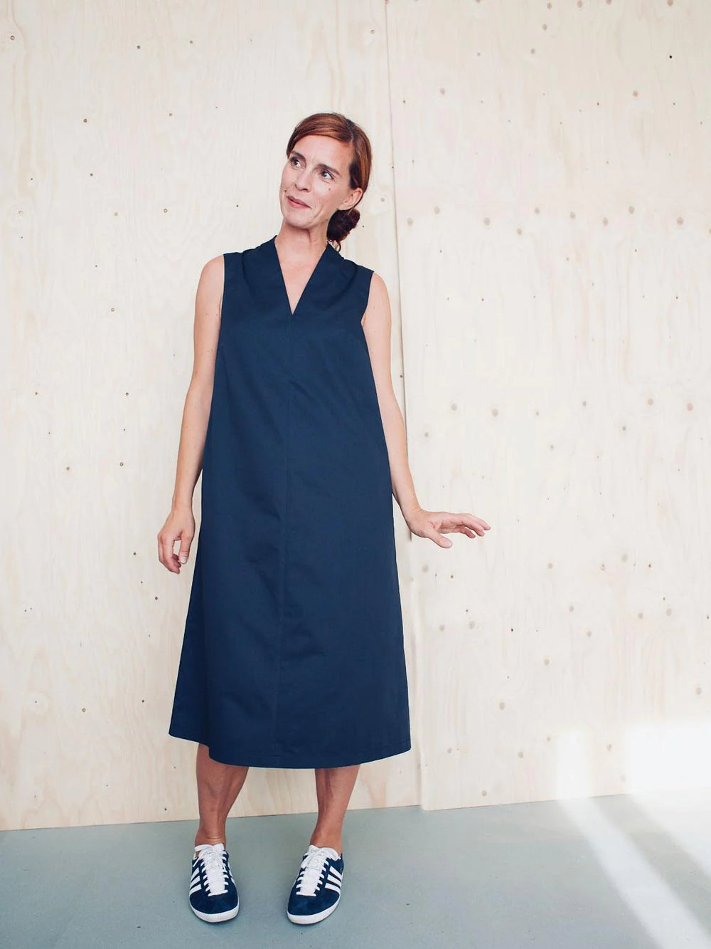 The Assembly Line V-neck Dress