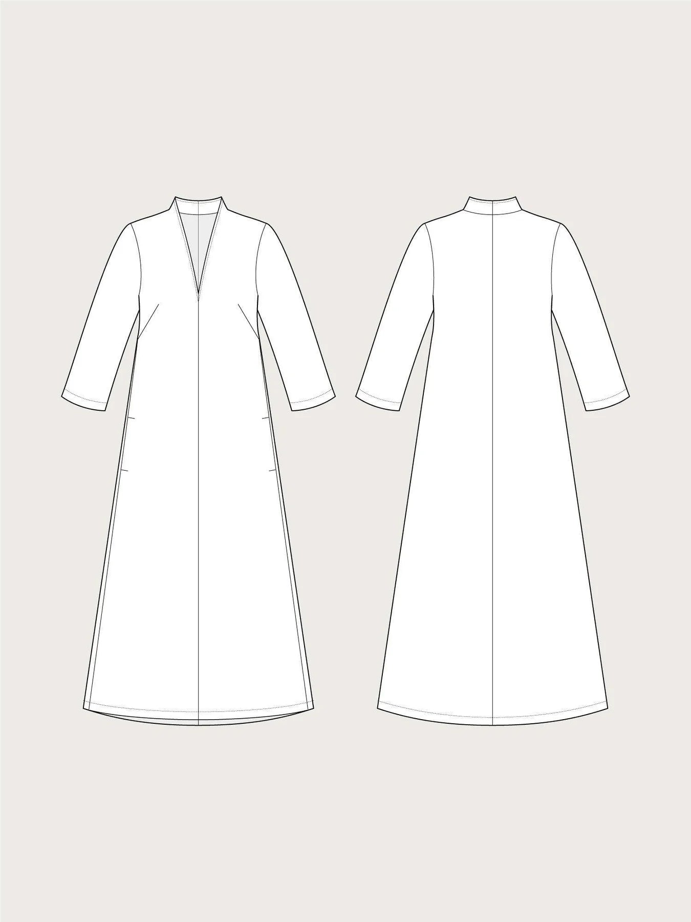 The Assembly Line V-neck Dress