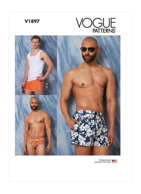 Vogue Men's Swimwear & Tank Top V1897
