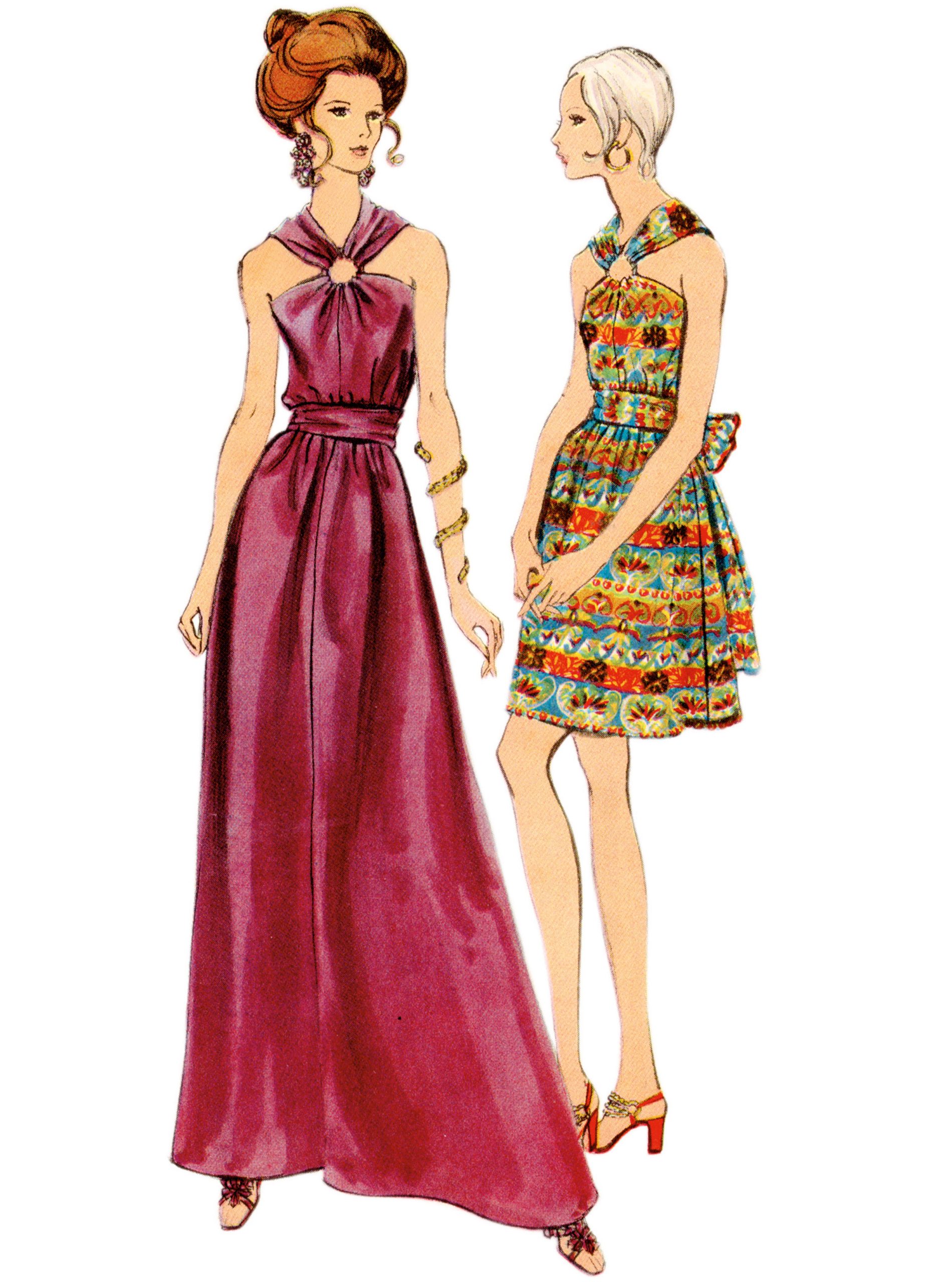sachin and babi light blue dress Vogue Vintage Dress V2042 – The Fold Line