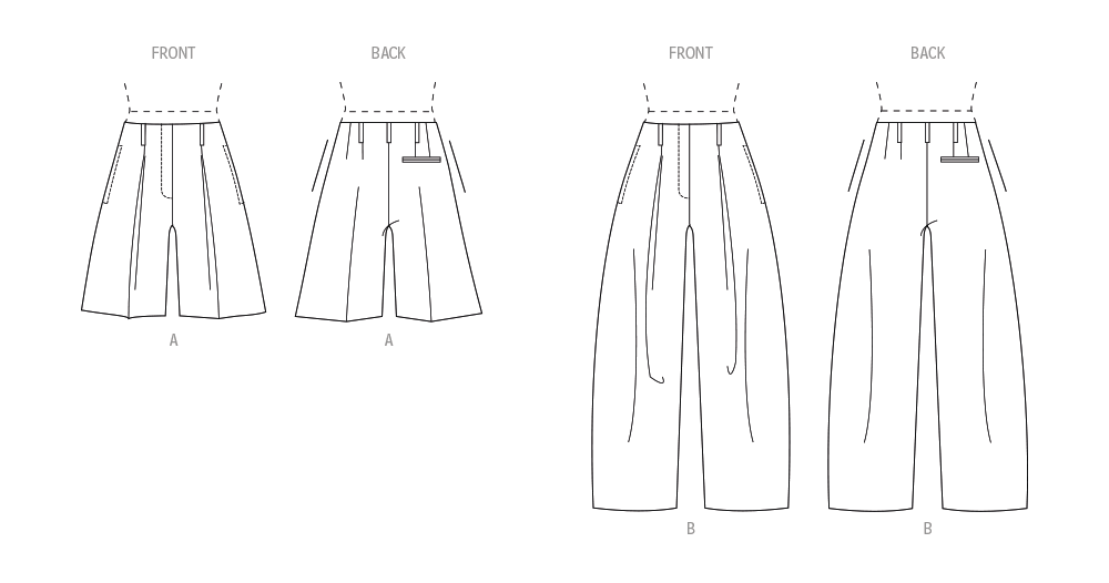 Vogue Shorts & Trousers V2070