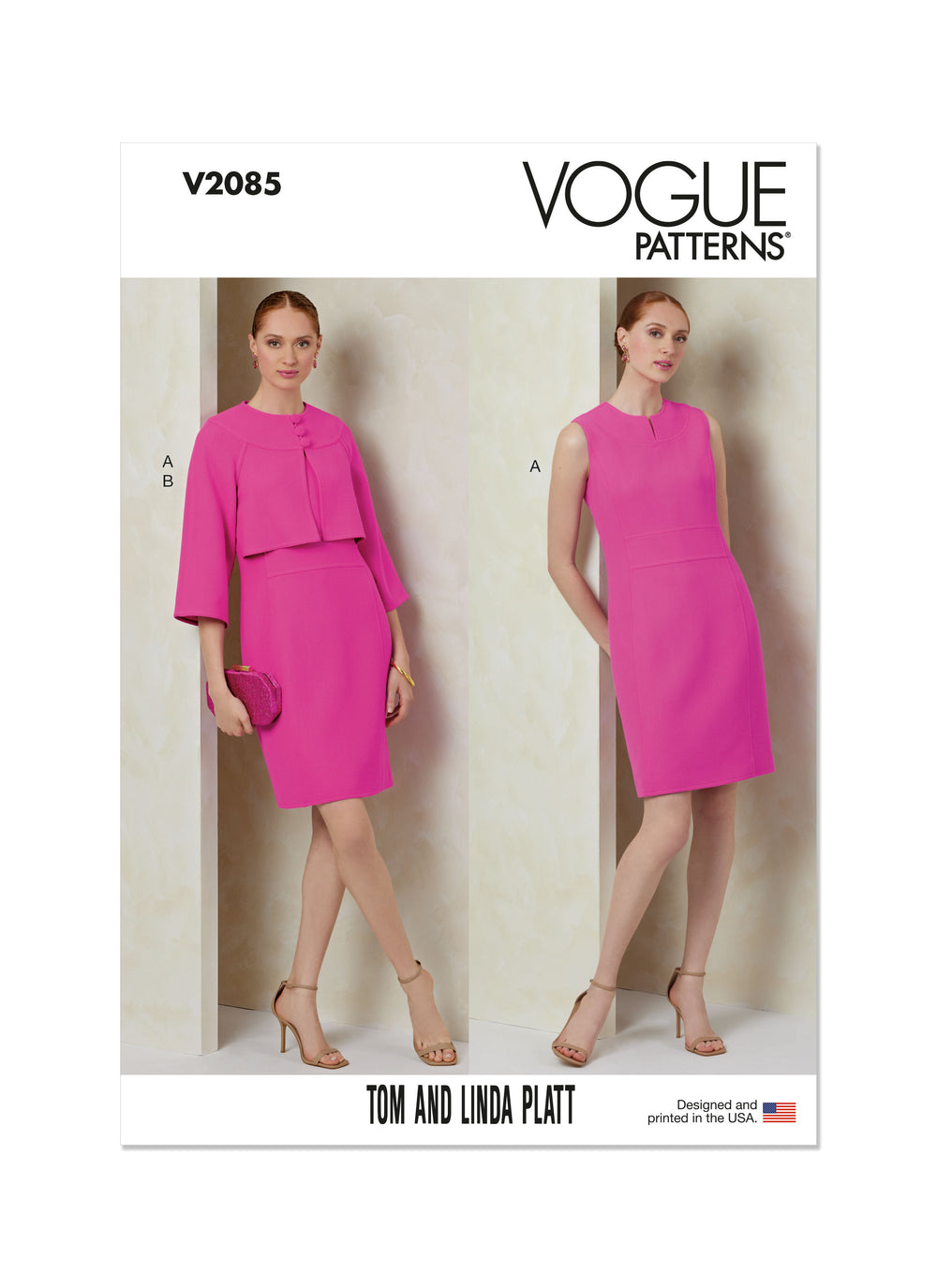 Vogue Dress and Jacket V2085