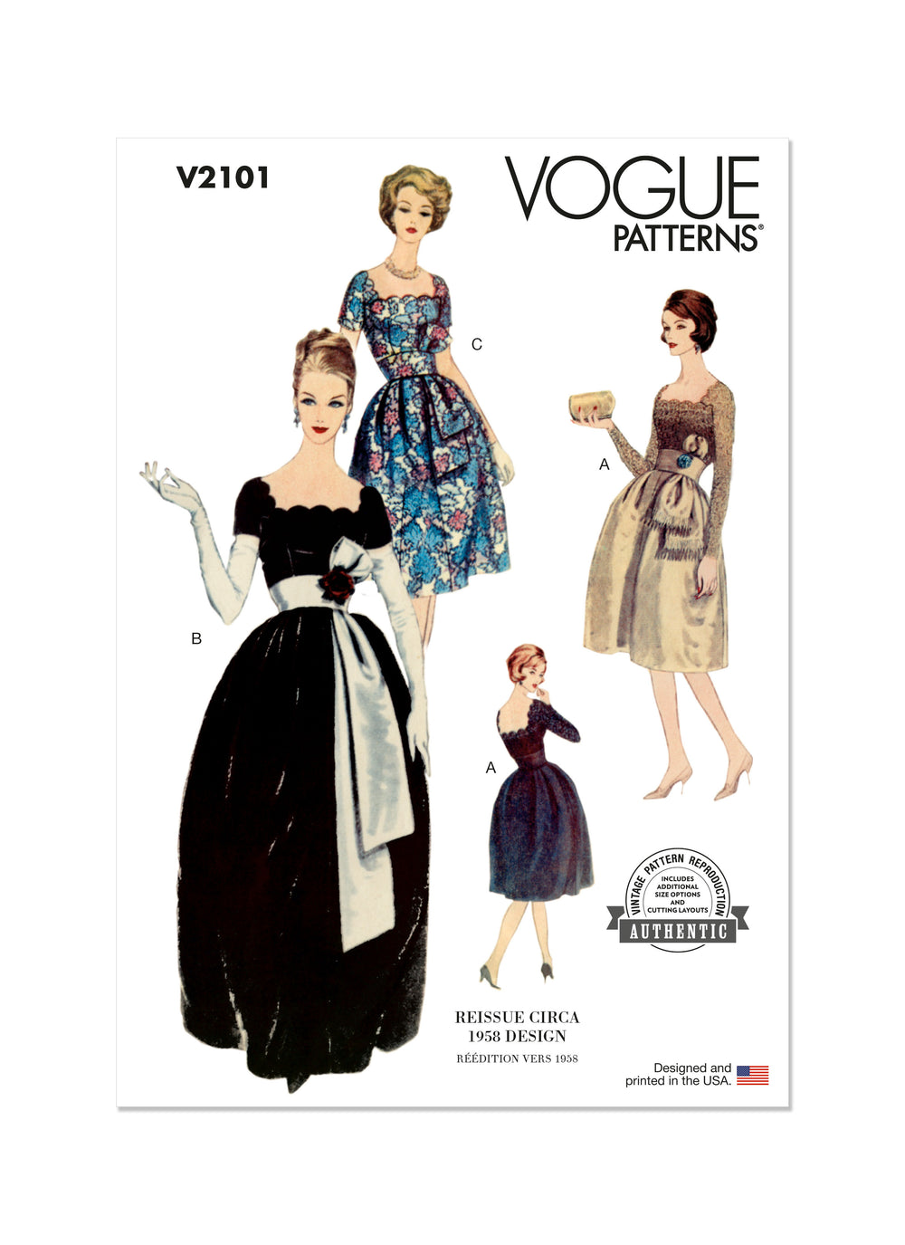 Vogue Dress V2101