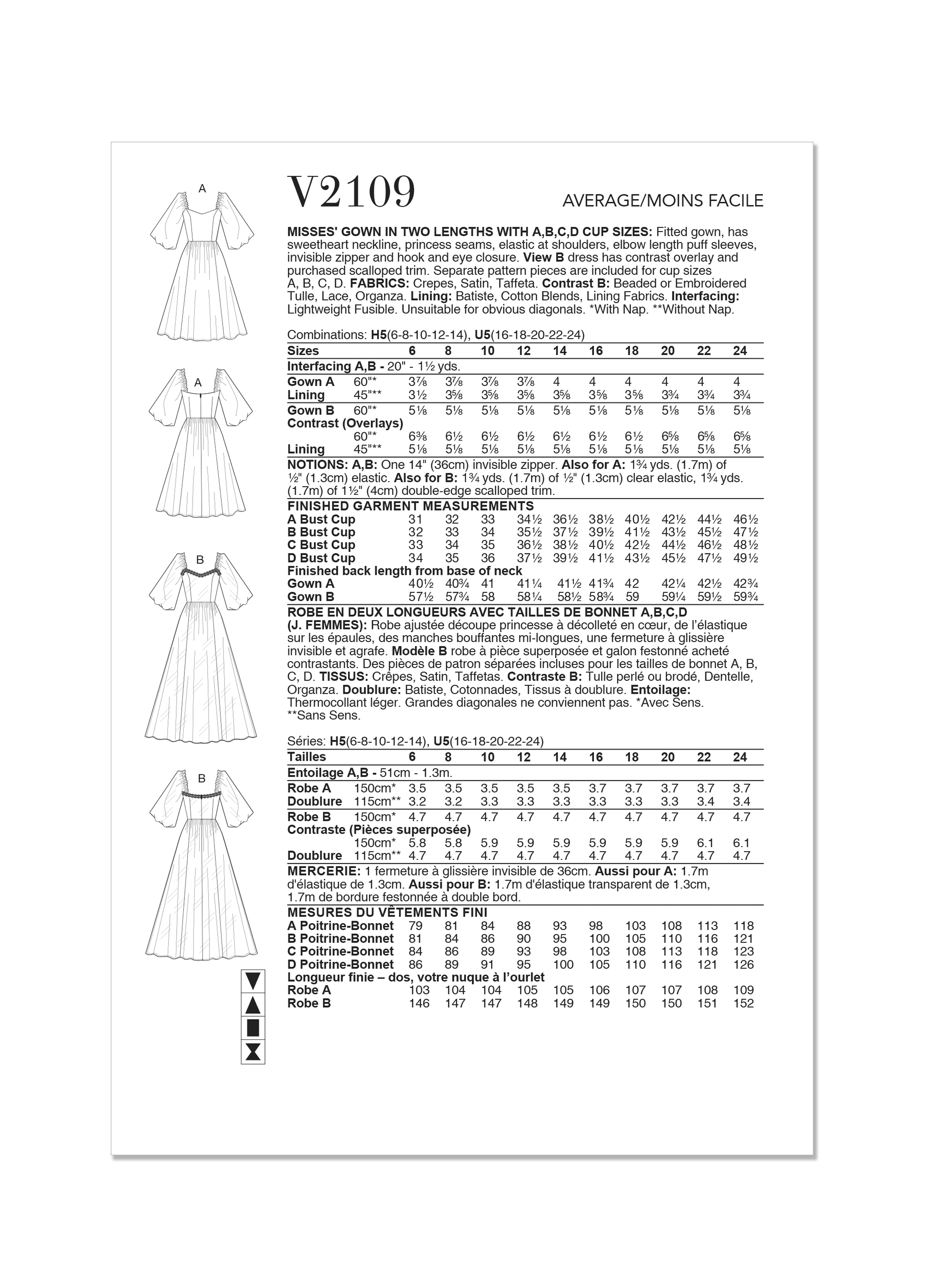 Vogue Gown V2109
