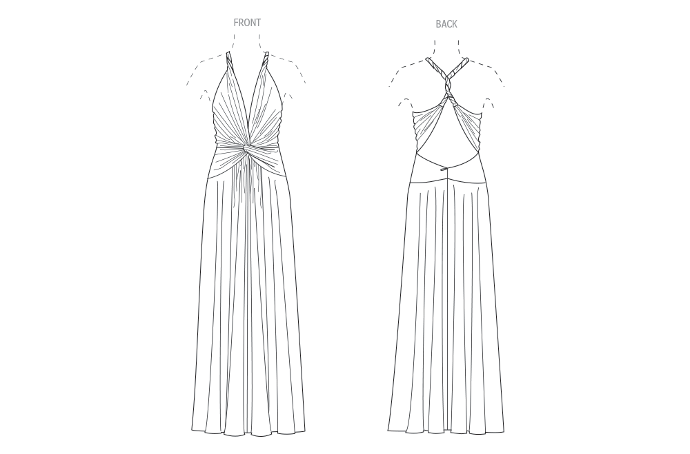 Vogue Gown V2110