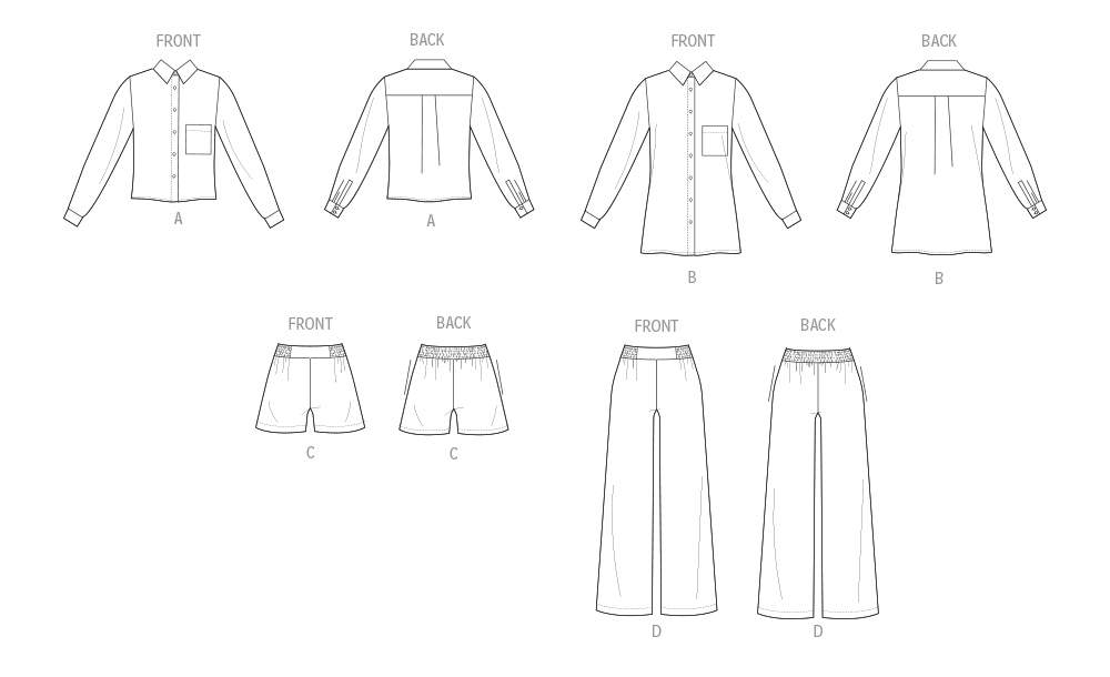 Vogue Pyjamas V2119