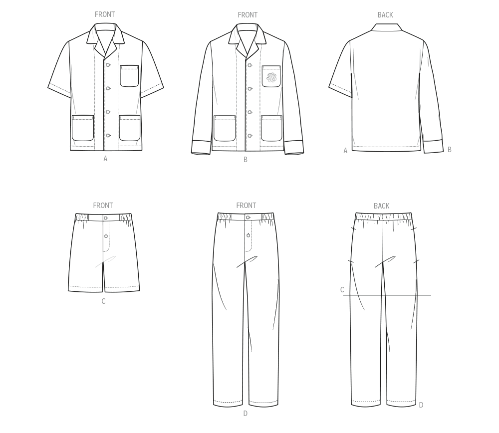 Vogue Men's Pyjamas V2121