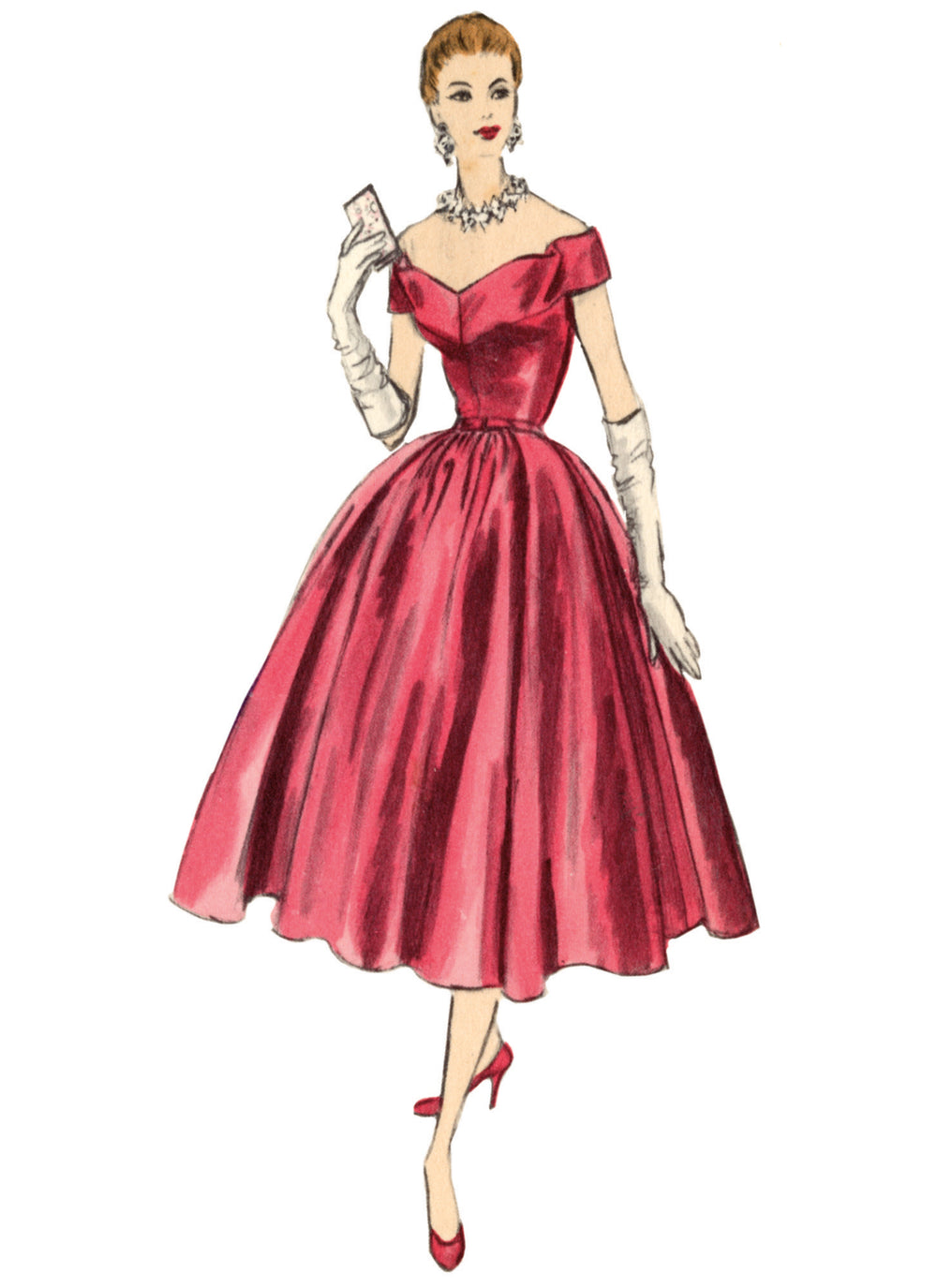 Vogue Evening Dress V2123