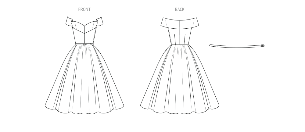 Vogue Evening Dress V2123