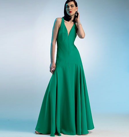 Vogue Dress V8814 – The Fold Line