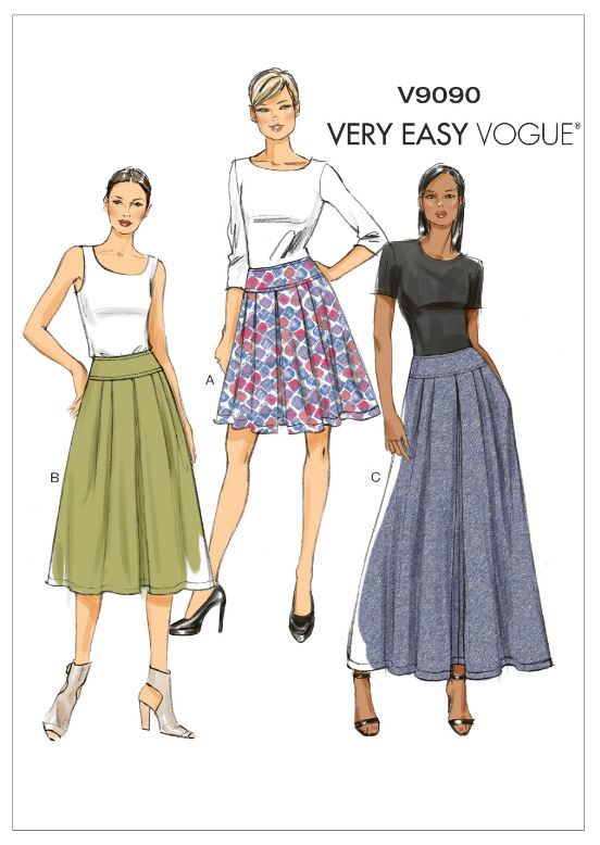 Vogue Skirt V9090