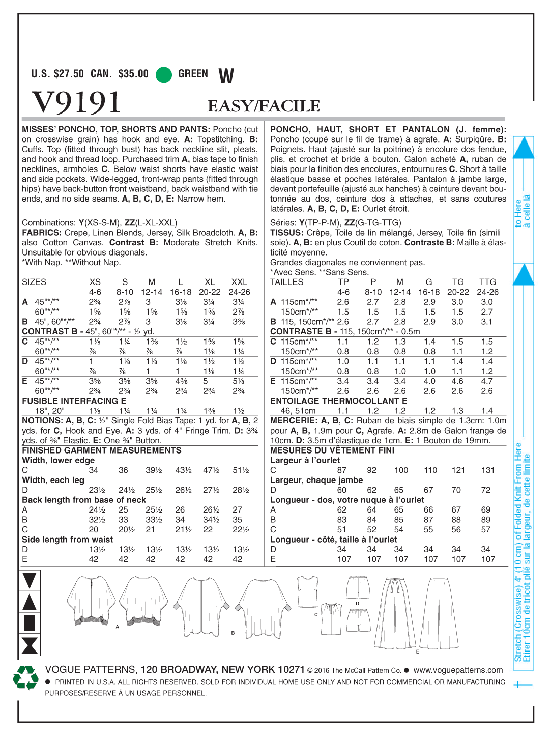 Vogue Outfit V9191