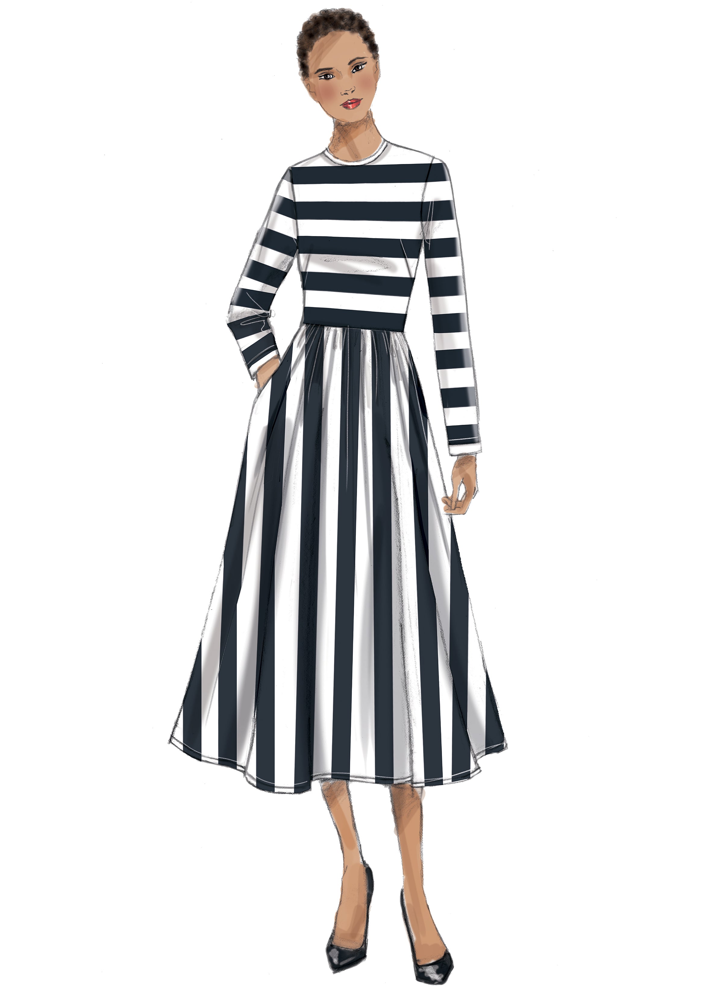 Vogue Dress V9197  The Fold Line