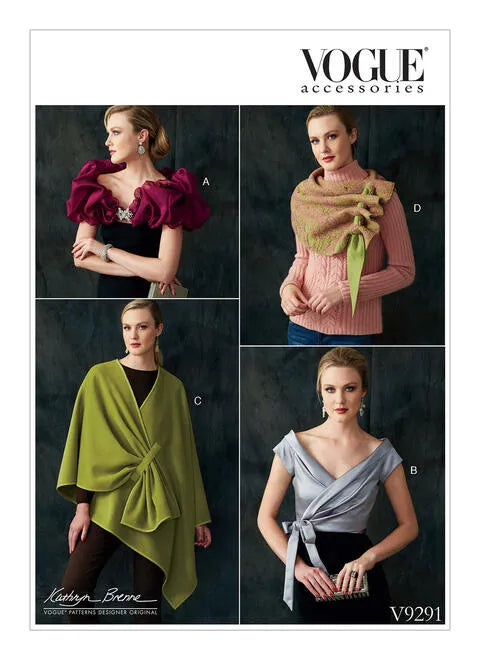 Vogue Wraps, Shrug, and Scarf V9291