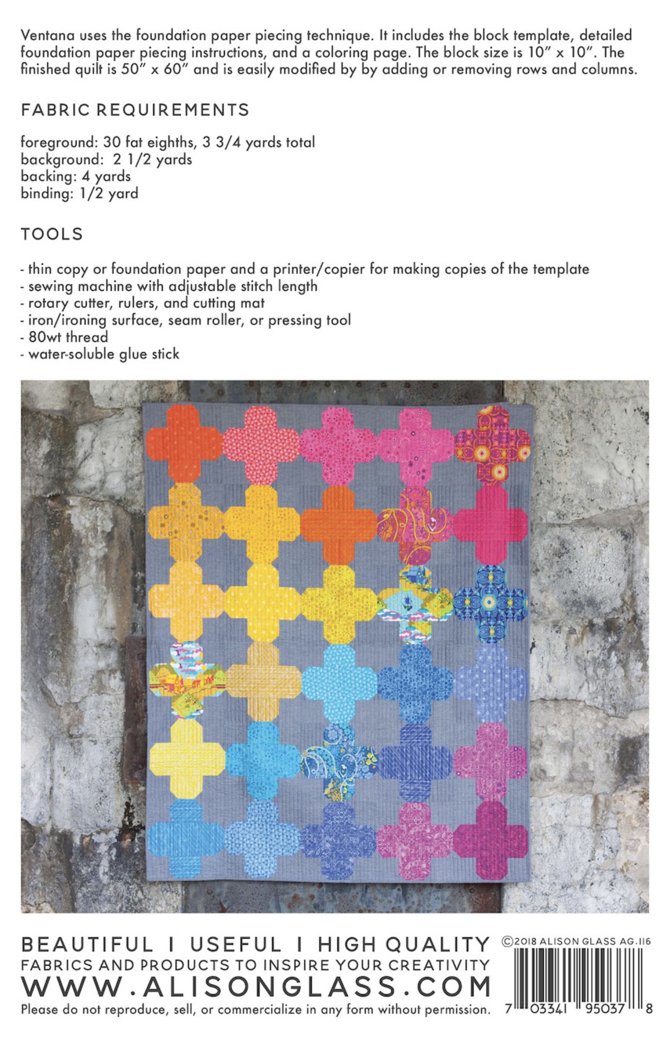 Alison Glass Ventana Quilt