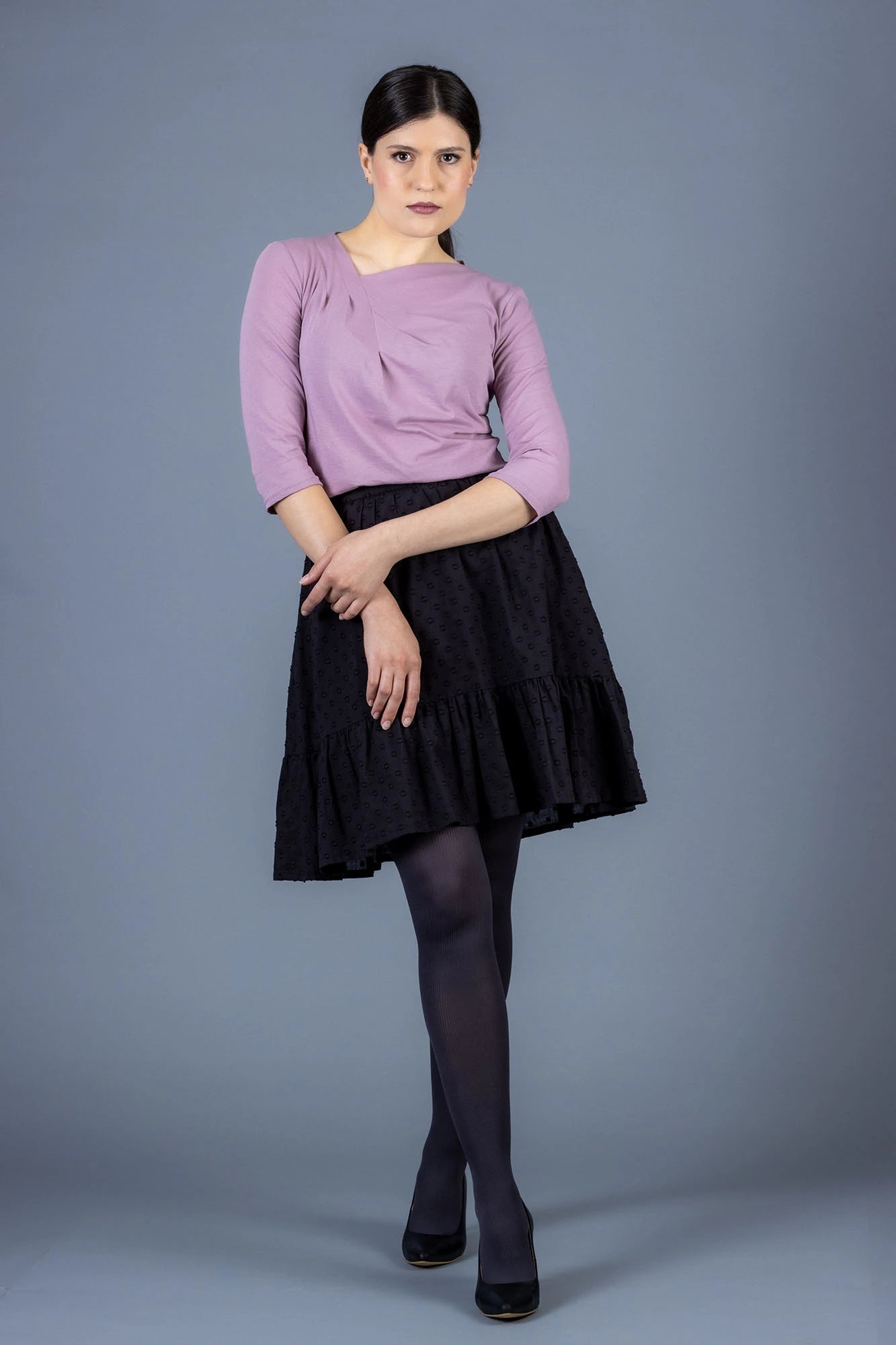 Forget-me-not Patterns Viola Top