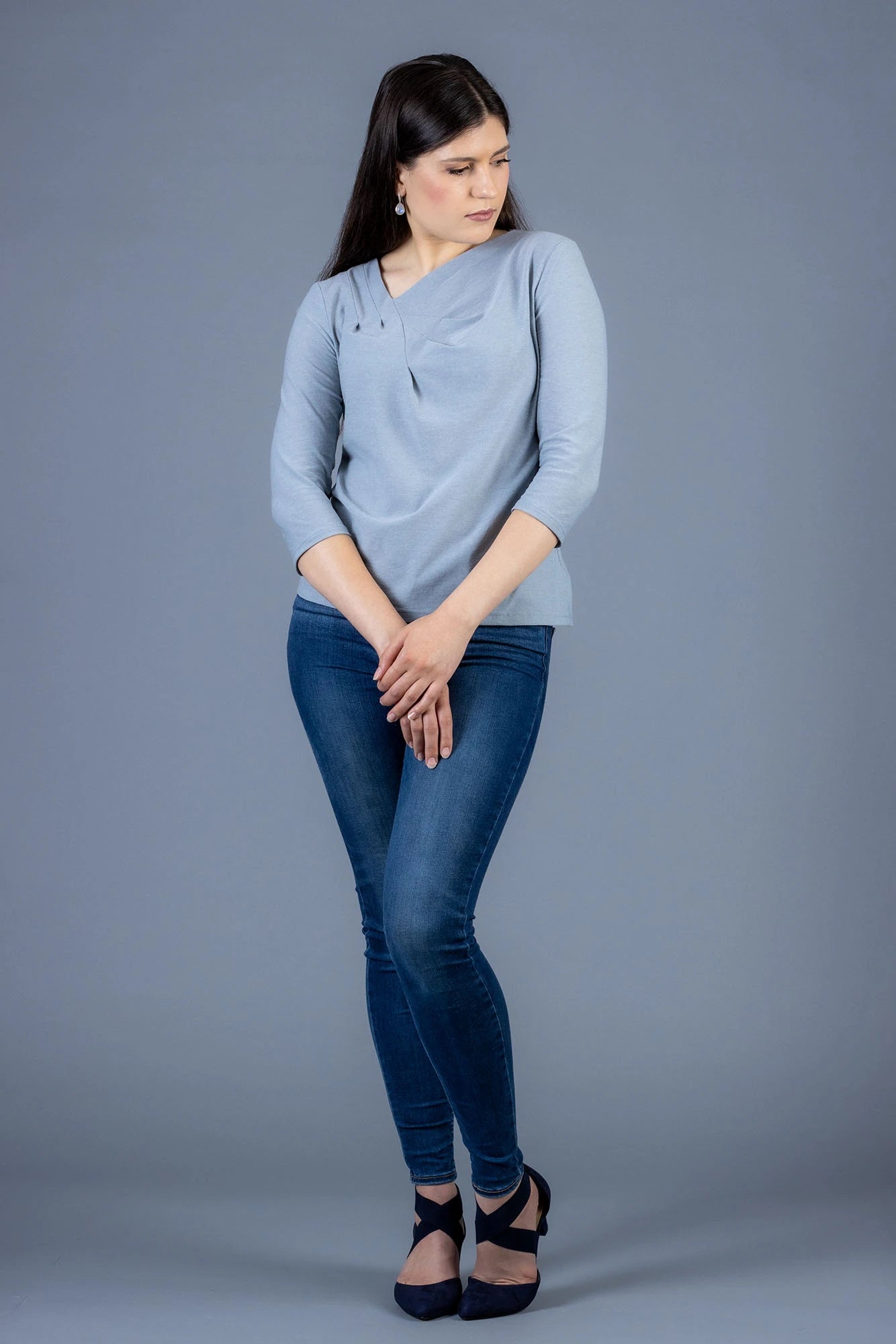 Forget-me-not Patterns Viola Top