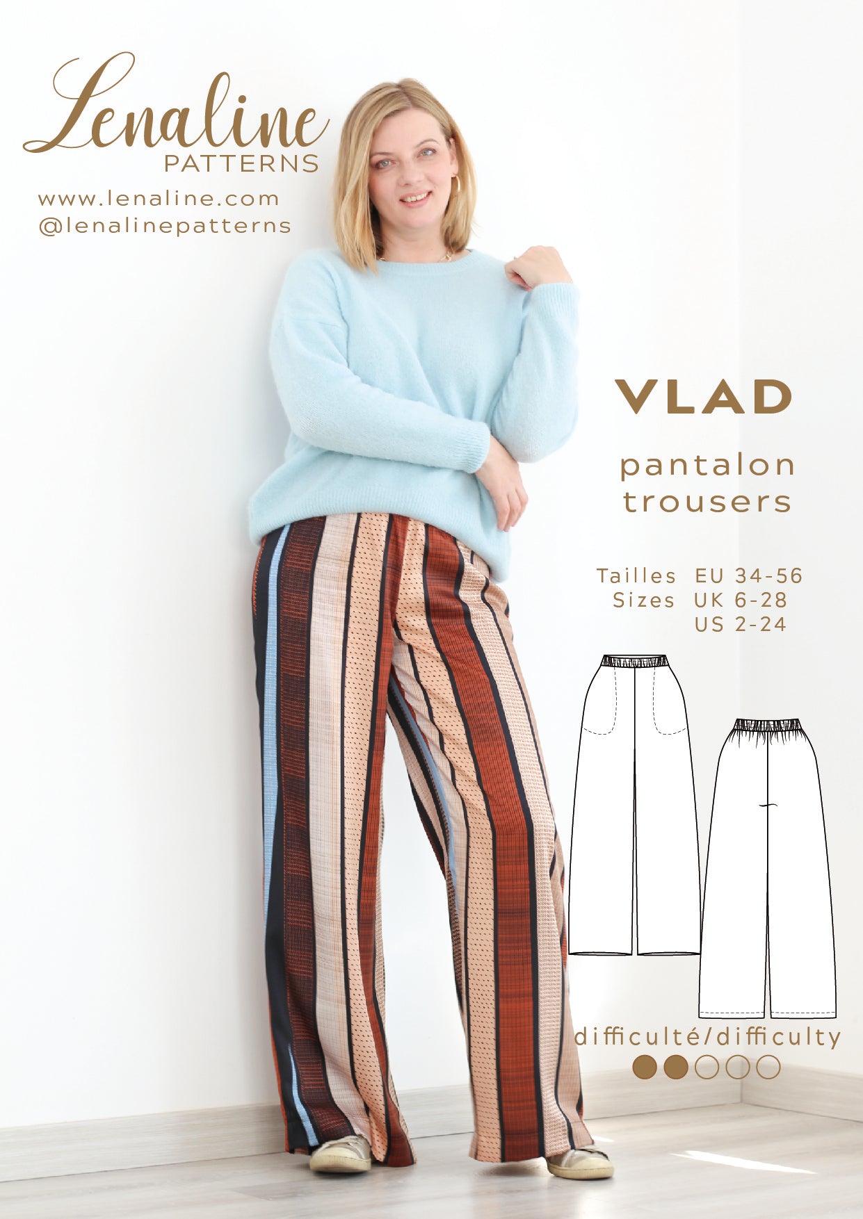 Lenaline Patterns Vlad Trousers