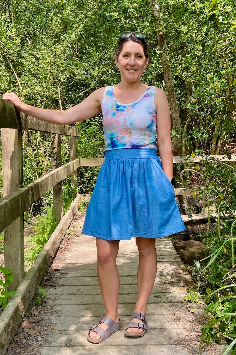 Waves & Wild Eucalyptus Skirt
