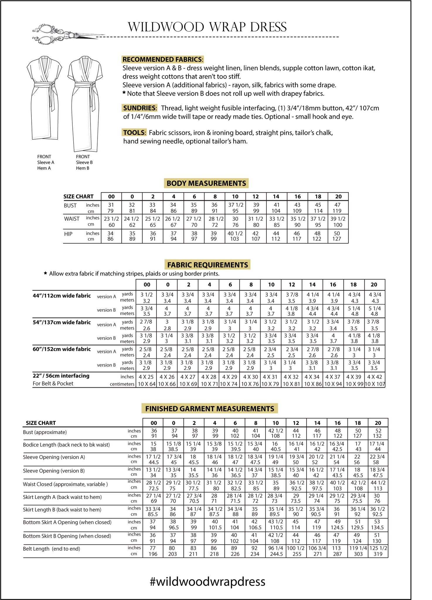 Sew House Seven Wildwood Wrap Dress