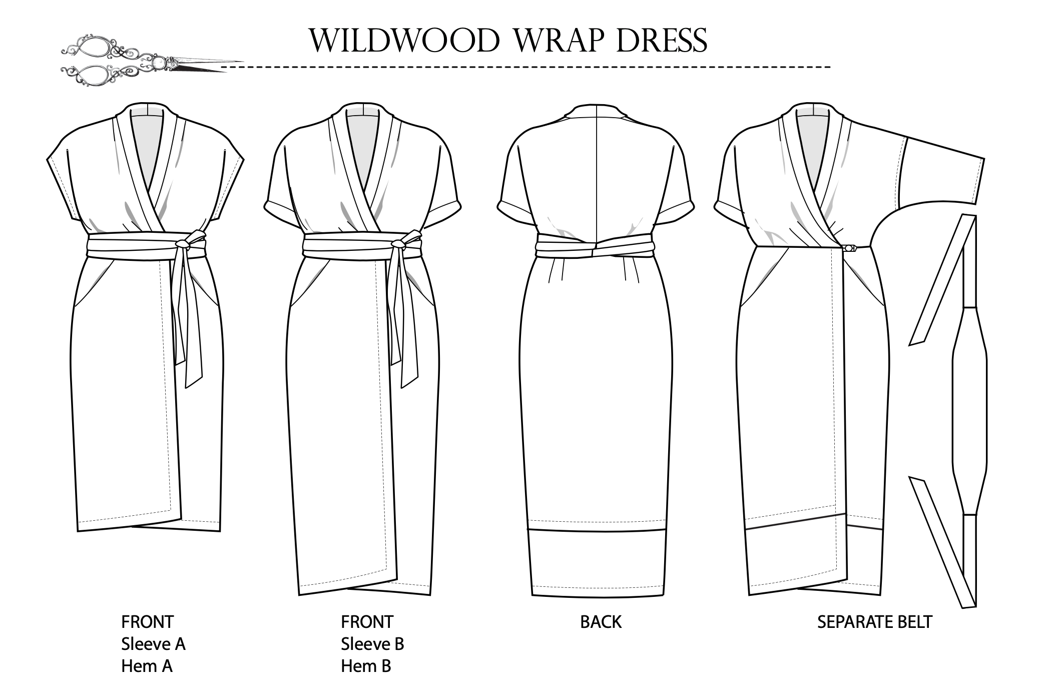 Sew House Seven Wildwood Wrap Dress