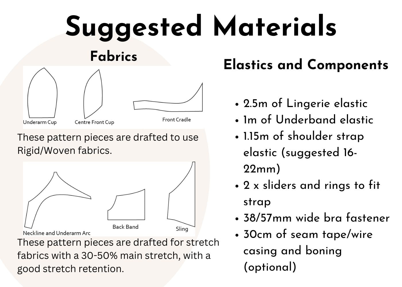 Sew Projects Willow Soft Cup Bra (Full Bust)