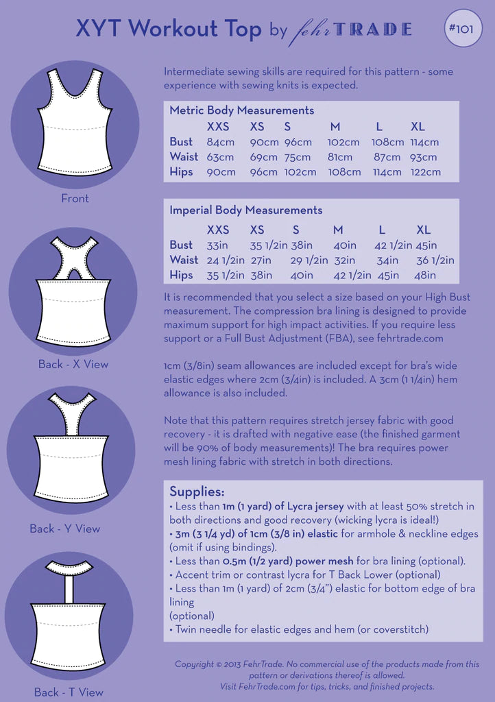 Fehr Trade XYT Workout Top