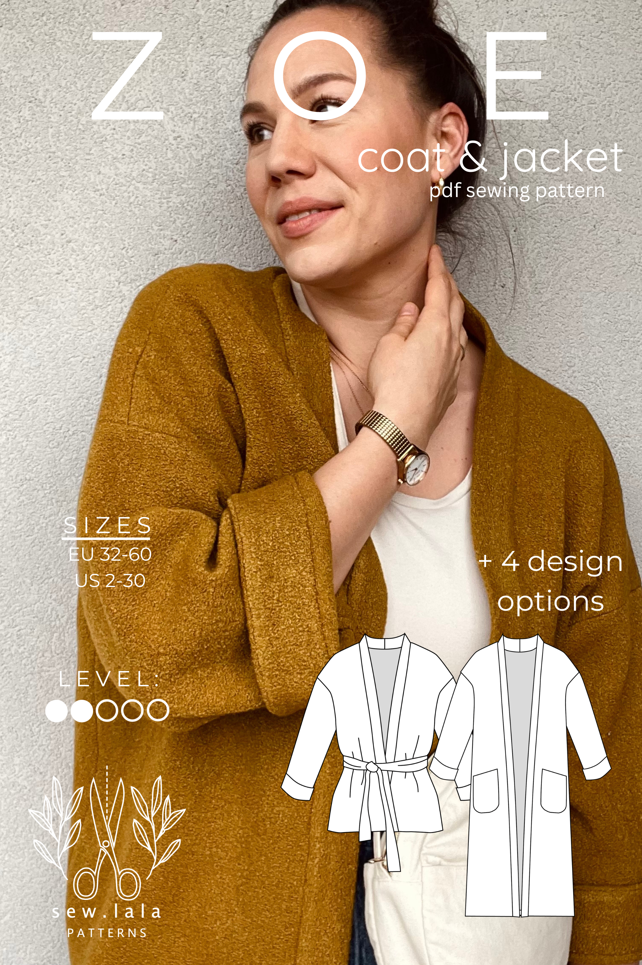Sew.lala Patterns Zoe Coat and Jacket