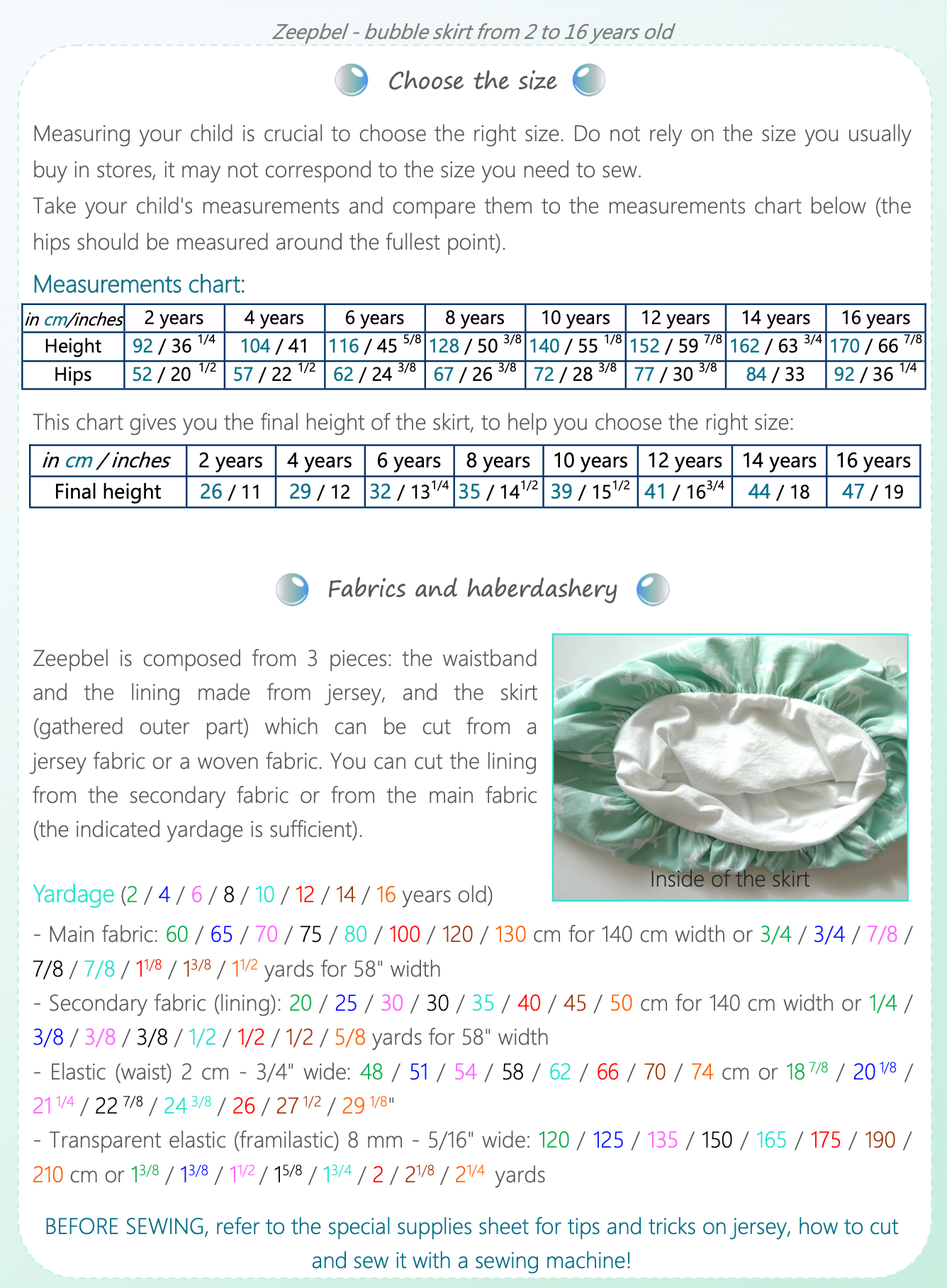 Petits D'om Zeepbel Bubble Skirt