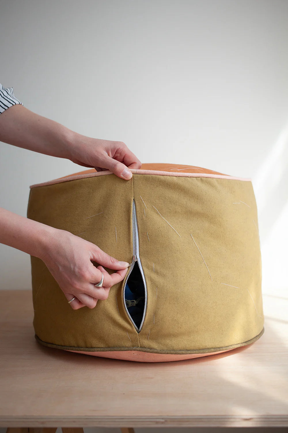 Modern Sewing Co. Zero Waste Pouffe