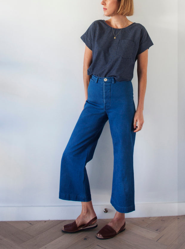 French Navy Bowery Top