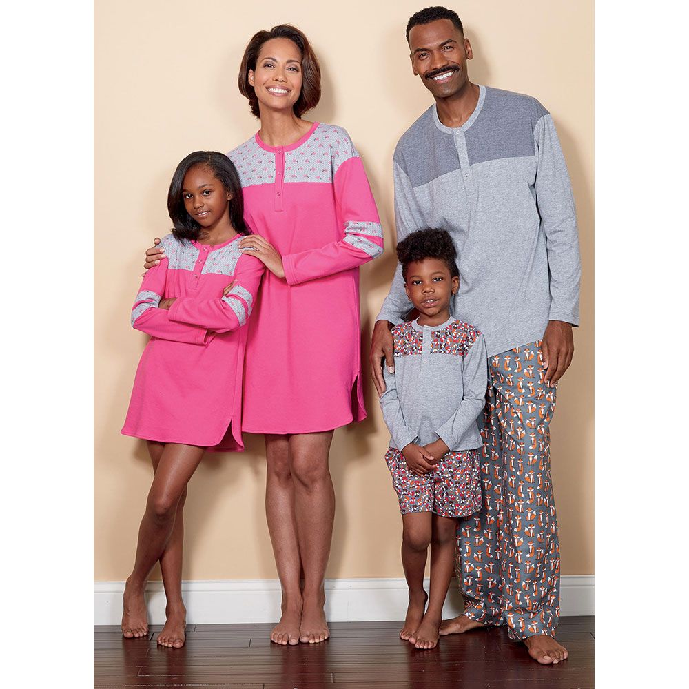 Butterick Unisex/Child Nightwear B6531