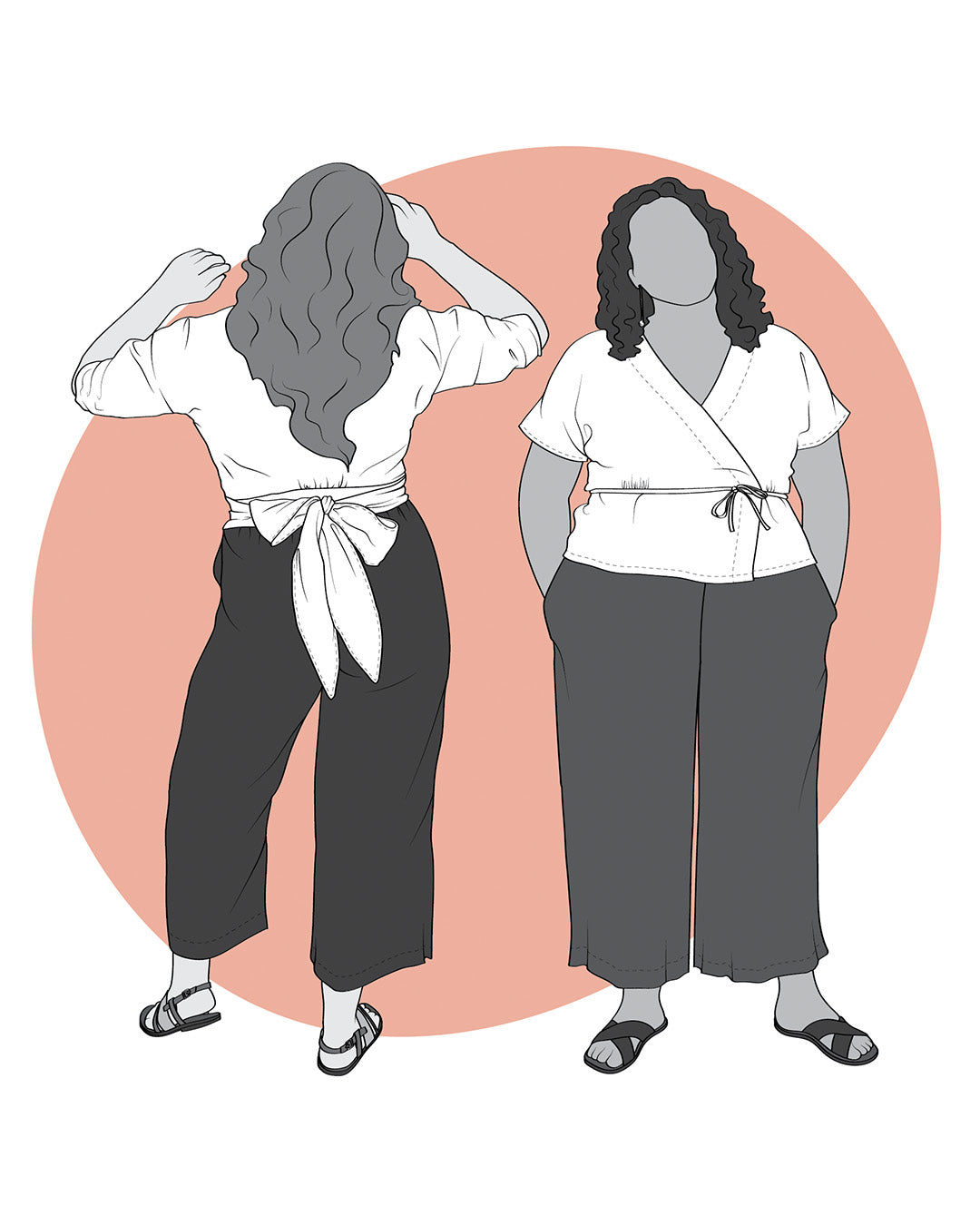 Helen's Closet Cassidy Wrap Top