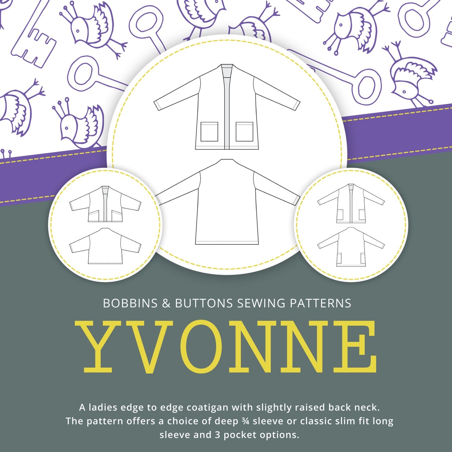 Bobbins and Buttons Yvonne Coatigan