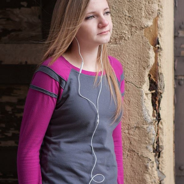 Hey June Handmade Child/Teen Camden Raglan Top