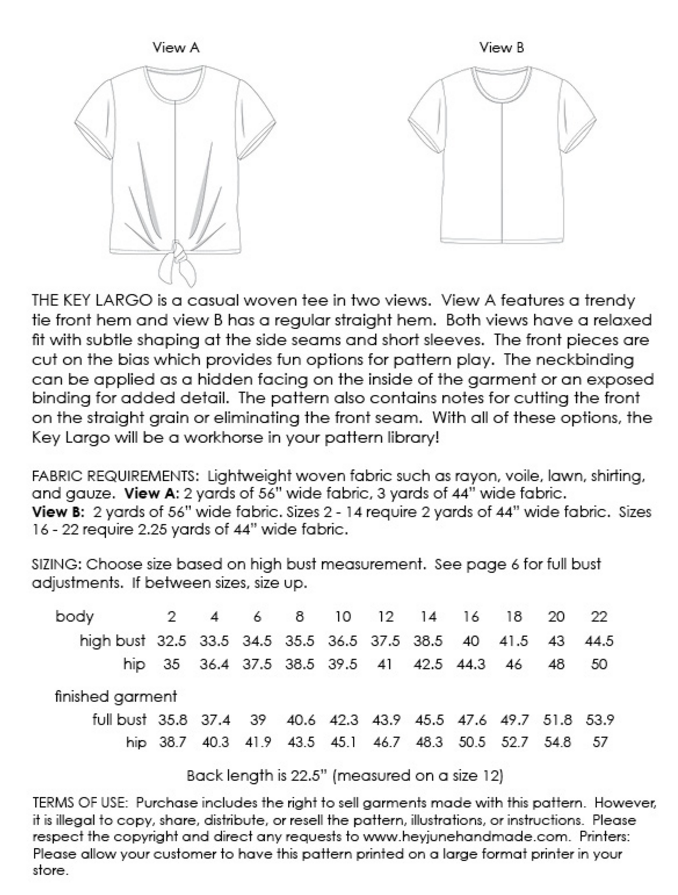 Hey June Handmade Key Largo Top