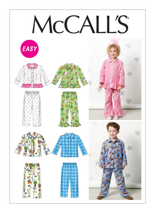 McCalls Baby/Child Nightwear M6458
