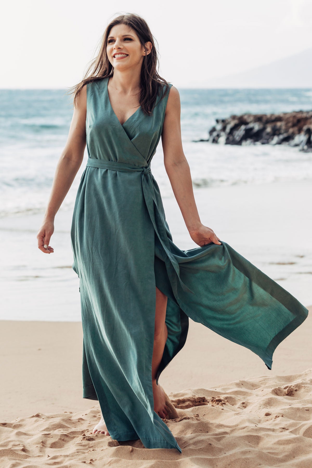 Allie Olson Highlands Wrap Dress The Fold Line Allie Olson Highlands Wrap Dress The Fold Line
