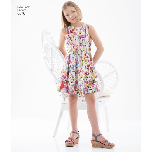 New Look Girl Teen Dresses N6570 The Fold Line