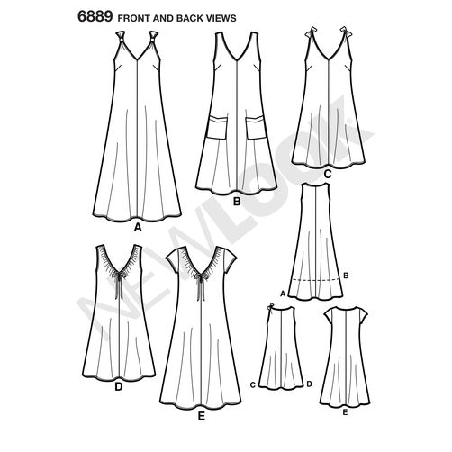 New Look Dresses N6889