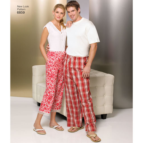 New Look Unisex Pyjama Pants & Shorts N6859