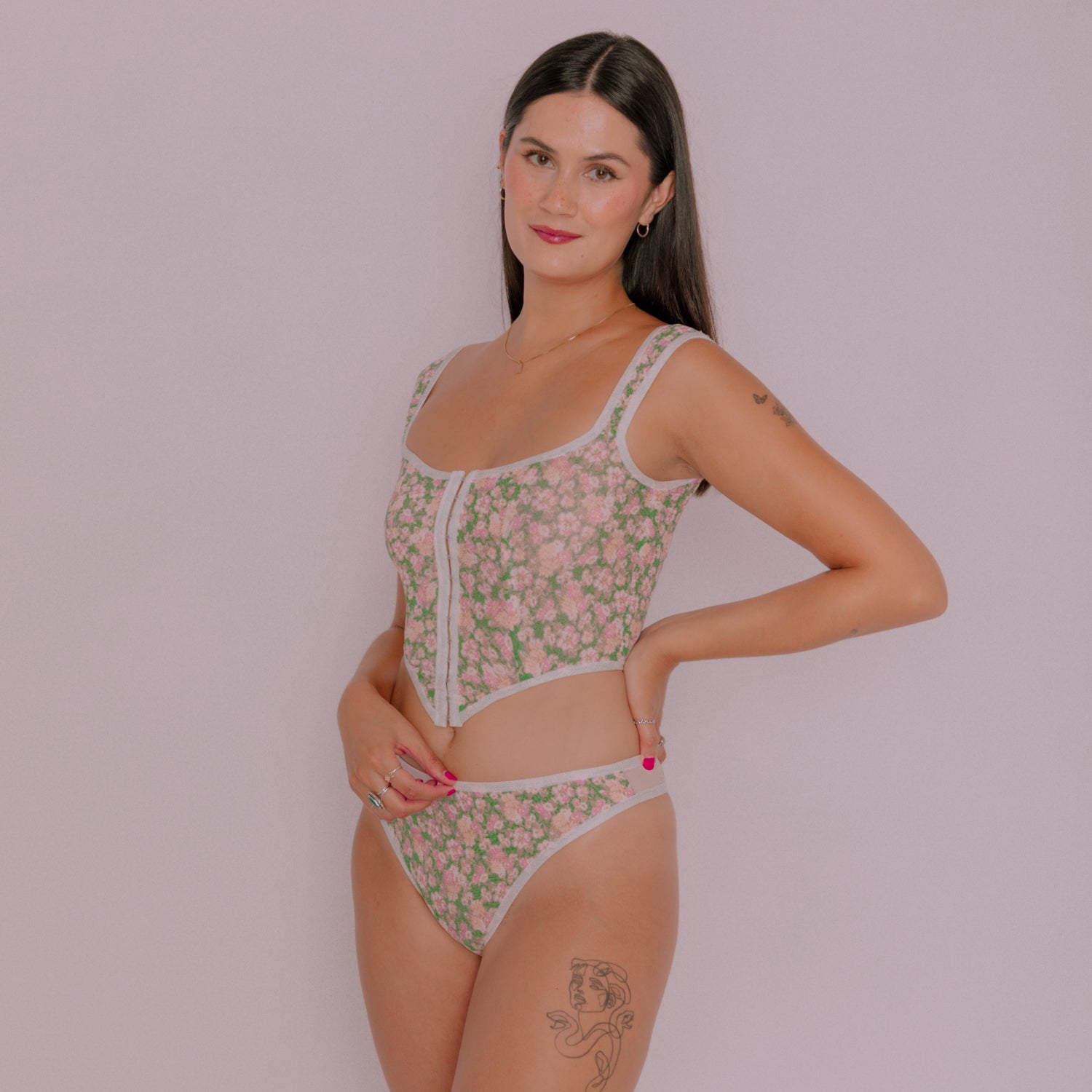 Madalynne Odessa Corset Top and Panty (free)