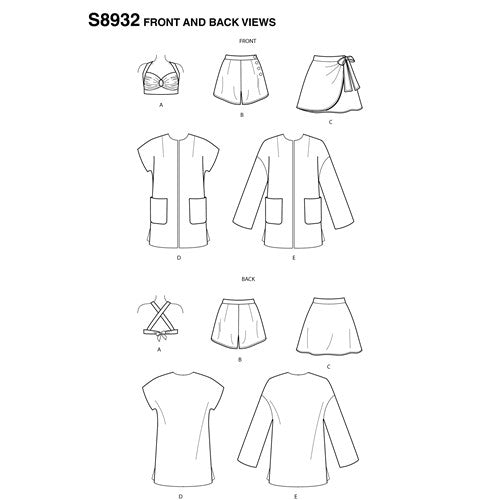 Simplicity Vintage Beach Co-ordinates S8932